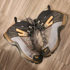 Asolo Flame GTX MM Hiking Boots Gore-Tex Orange Gray Mens Size 13